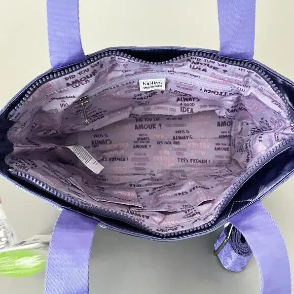 Kipling x Emily in Paris Medium Tote NWT